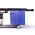 Phillips Safety LB-LTS-SBLS50 Double-Sided Lead Saddle Bag-Style Table Shield, Front View (Procedure Table is not included)