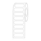 Globe Scientific LCR-21X7W Cryogenic White Label Roll for 0.5 mL Tubes - 21 mm x 7 mm