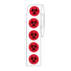Globe Scientific LCR-95BIO Cryogenic Biohazard Label Roll - 9.5 mm Dots