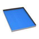 Globe Scientific LCS-33X13B Cryogenic Label Sheet for 1.5-2.0 mL Tubes - 33 mm x 13 mm, Blue