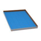 Globe Scientific LCS-38X19B Cryogenic Label Sheet for General Use - 38 mm x 19 mm, Blue