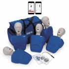 LF06100A CPR Prompt Plus Powered by Heartisense Training and Practice Adult/Child Manikin - 5-Pack, Blue (iPhone NOT INCLUDED)