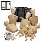 LF06702A CPR Prompt Plus Powered by Heartisense Complete TPAK700 Adult/Child & Infant Manikin Training 7-Pack - Tan (iPhone NOT INCLUDED)