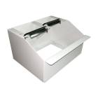 Globe Scientific LT-DIS500S Multiple Roll Labeling Tape Dispenser for 500-Inch Length Rolls - 6 1/2" L x 5" W