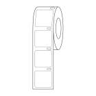 Globe Scientific LTC-22X22W Cryo Direct Thermal Label Roll for Microscope Slides - 22 x 22 mm