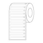 Globe Scientific LTC-51X6W Cryo Direct Thermal Label Roll for Microplates - 51 x 6 mm