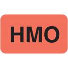 HMO Label - Size 1 1/2"W x 7/8"H