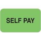 SELF PAY Label - Size 1 1/2"W x 7/8"H