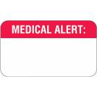 MEDICAL ALERT Label - Size 1 1/2"W x 7/8"H