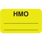 HMO Label - Size 1 1/2"W x 7/8"H