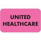 UNITED HEALTHCARE Label - Size 1 1/2"W x 7/8"H