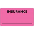 INSURANCE Label - Size 3 1/4"W x 1 3/4"H