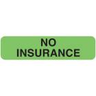 NO INSURANCE Label - Size 1 1/4"W x 5/16"H