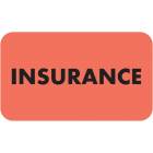 INSURANCE Label - Size 1 1/2"W x 7/8"H