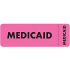 MEDICAID Label - Size 3"W x 1"H - Wrap Around Style