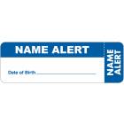 NAME ALERT Date of Birth Label - Size 3"W x 1"H - Wrap Around Style