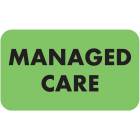 MANAGED CARE Label - Size 1 1/2"W x 7/8"H