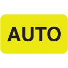 AUTO Label - Size 1 1/2"W x 7/8"H