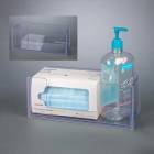 Poltex MASKHANDSAN Mask Box and Hand Sanitizer Holder (Consumables and Bottle are Not Included)