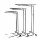 Mid Central Medical MCM750, MCM751, and MCM752 Stainless Steel Foot Control Mayo Stands