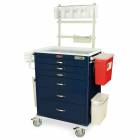 Harloff MDS3030E06+MD30-ANS3 M-Series Standard Width Tall Anesthesia Cart Six Drawers with Basic Electronic Pushbutton Lock, MD30-ANS3 Package