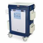 Harloff MH5100K-AC Malignant Hyperthermia Cart with 2.4 Cubic Feet Accucold Refrigerator, One Drawer, Key Lock & Accessories