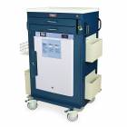 Harloff MH5200B-AC Malignant Hyperthermia Cart with 2.4 Cubic Feet Accucold Refrigerator, Two Drawers, Breakaway Lock & Accessories