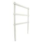 Harloff MINI24-RBR3 Raised Back Rail System with Three 24" Rails