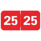 Arden Label MJYM-25-T4 Medical Arts Press Compatible MJYM Series 2025 Year Labels - Size 3/4" H x 1 1/2" W