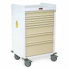 Harloff MR-Conditional Anesthesia Cart Six Drawer with Key Lock