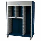 Harloff MSPM83-R0TK-SPLITA MedStor Max Triple Column Medical Storage Cabinet with Double Wide Split-A Left Column, Tambour Door, Key Lock