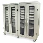 Harloff MSPM84-00GK Medstor Max Quad Column Medical Storage Cabinet with Glass Doors, Key Lock (PLEASE NOTE, trays and wire baskets are NOT included)