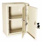 Harloff NC16C12-DT2 Medium Narcotics Cabinet, Outer Door & Inner Door with Tubular Lock, 16" H x 12" W x 8" D - Open Doors