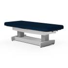 Oakworks Performalift Electric Treatment Table - Flat Top (Shown in a Gray Finish and Sapphire TeraTouch Upholstery)
