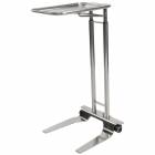 Pedigo P-1068-SS Stainless Steel Foot Operated Mayo Stand With 12 5/8" x 19 1/8" Tray