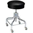 Pedigo Adjustable Chrome Exam Stool With Casters