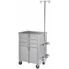 Pedigo Stainless Steel Cardiac and Anesthetist Cabinet