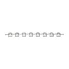 Globe Scientific PCR-02DC 8-Strip Cap for 0.2 mL PCR Tube - Dome Cap, Natural