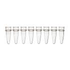 Globe Scientific PCR-02S 0.2 mL 8-Strip PCR Tube without Cap