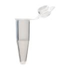 Globe Scientific PCR-05D 0.5 mL Individual PCR Tube with Cap - Dome Cap, Natural