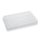 Globe Scientific PCR-HS-01 0.1 mL 96-Well PCR Plate, Half Skirt - Flat Top, Clear