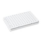 Globe Scientific PCR-HS-01W 0.1 mL 96-Well Low Profile PCR Plate, Half Skirt - Light Cycler-Style, White