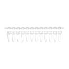 Globe Scientific PCR-STR-02D-12 0.2 mL 12-Strip PCR Tube with Separate Cap Strip - Dome Cap