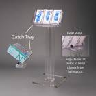 Poltex POC3GBST-S Point-of-Care Tilt Glove Box Holder with Acrylic Stand, 3 Box Capacity (Gloves and Glove Boxes are Not Included)