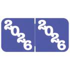 2026 Year Labels - POS Compatible POYM Series - Size 3/4" H x 1 1/2" W