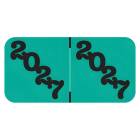 Arden Labe POYM-27-T4 POS Compatible POYM Series 2027 Year Labels - Size 3/4" H x 1 1/2" W