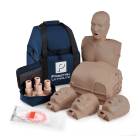 Prestan PP-ULM-400-DS Adult Ultralite® Manikin without CPR Feedback, 4-Pack - Dark Skin Tone