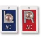 Plastic Position Indicator Markers - 7/8" "L" & "R" With Initials - Vertical