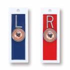 AC Wellman PPP11-V Plastic Position Indicator Marker - 5/8" L & R Set No Initials, Vertical (Set of 2)