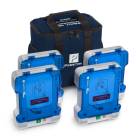 Prestan Professional AED Trainer PLUS, 4-Pack Set with Shared Remote